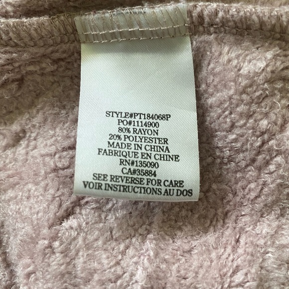 Peloton Fleece lined Sweatshirt Women’s Large Light Purple Logo Long Sleeve - Picture 3 of 8
